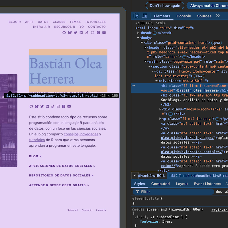 Web scraping usando Google Chrome desde R con `{chromote}`